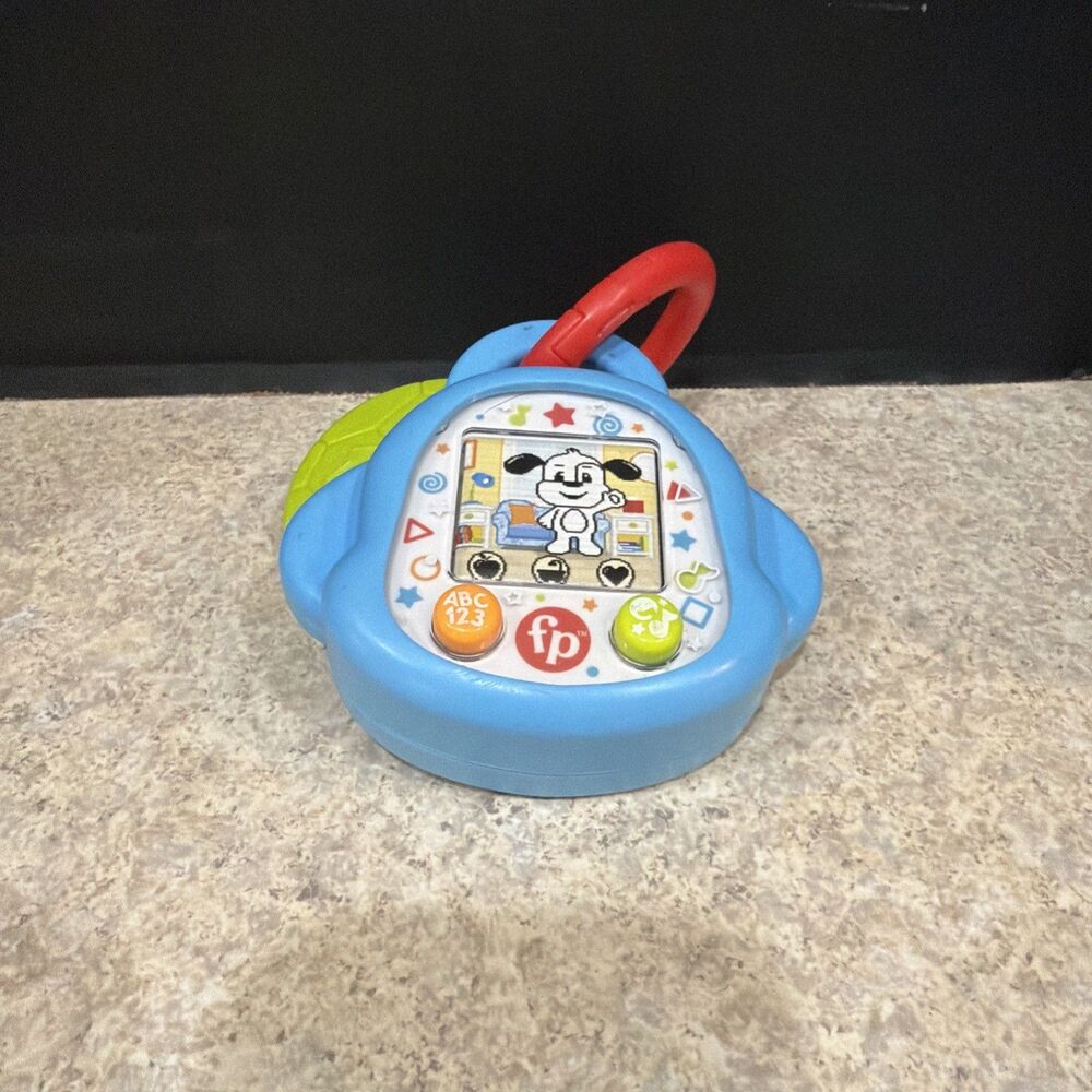 Fisher-Price Laugh & Learn DigiPuppy Handheld Digital Pet Musical Toy -tested